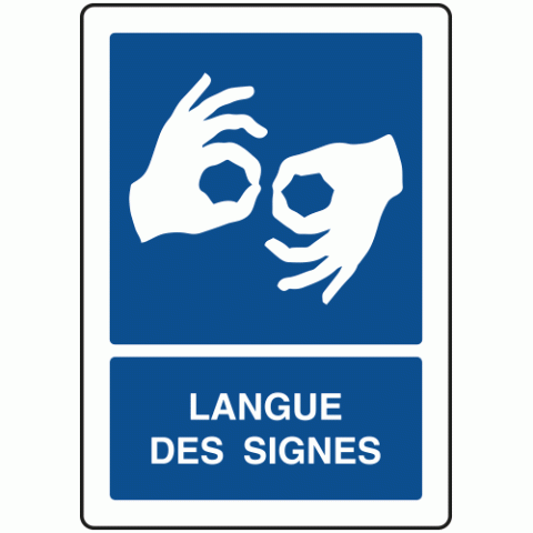 visite en langue des signes française - picto